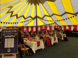 Tie The Knot Festival Dinner in Big Top